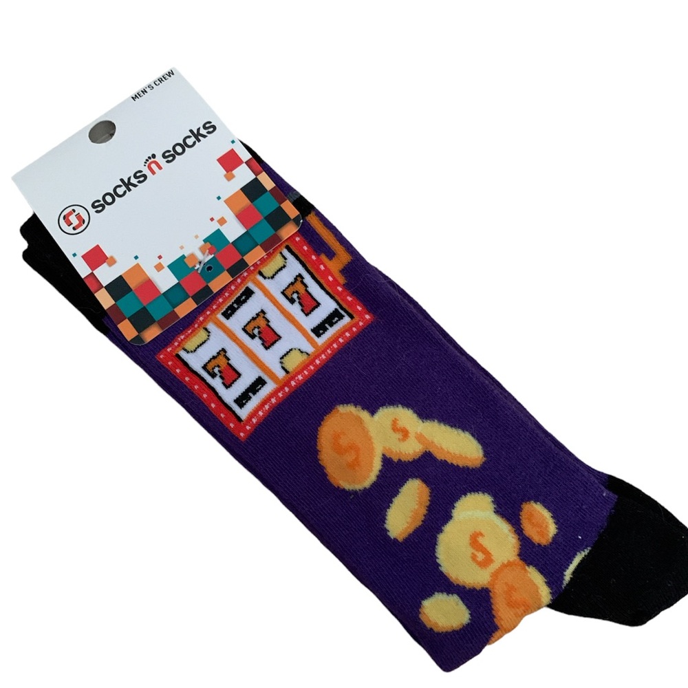 Graphic Crew Lucky 7 Socks from Socks n Socks.